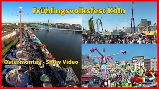 Frühlingsvolksfest Köln 2022 Ostermontag  Pandora Weltneuheit und mehr  Show Video by kirmesmarkus [upl. by Illib]