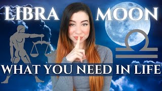 LIBRA MOON Sign What you NEED to Feel Fulfilled Secrets and Desires [upl. by Anitsirhk363]