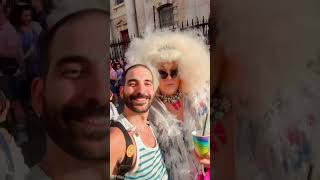 London Gay Pride Street Party 🏳️‍🌈 londonpride pride2024 gayman lgbt [upl. by Maxy811]