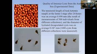 Aral Sea Uzbekistan example of terminal lake fate of Artemia  Safeguarding Artemia resources [upl. by Alicea]