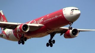 AirAsia X ► Airbus A330300 ► Landing ✈ Auckland Airport [upl. by Hirsh]