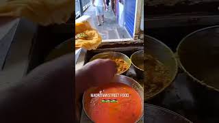 Mauritius🇲🇺famous street food quotdhal puriquot😋🥰 [upl. by Eissel]