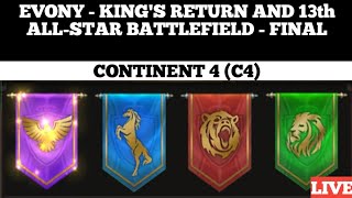 Evony  Kings Return dan 13th Allstar Battlefield  Final [upl. by Atnuhs]