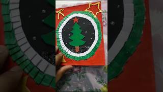 Diy christmas card🎄 christmasspecial christmascard diychristmascardmaking diy shorts [upl. by Aimo]