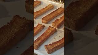 honey butter toast ASMR COOKING [upl. by Idnaj]