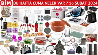 BU CUMA BİM’DE NELER VAR   BİM İNDİRİMLERİ  16 ŞUBAT 2024 KATALOĞU  BİM AKTÜEL  BİM KAMPANYA [upl. by Sibyl]