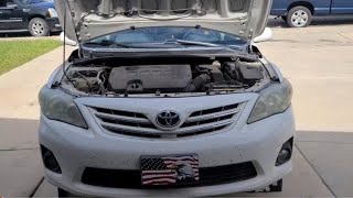 2013 Toyota Corolla Oil Change and Oil Life Reset [upl. by Carly]