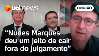 Reinaldo Azevedo Bolsonaro acabou confessando crime no 79 Nunes Marques deu jeito de ficar fora [upl. by Eislehc]