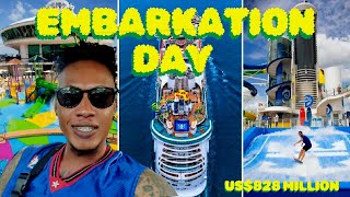 ROYAL CARIBBEAN INDEPENDENCE OF THE SEAS EMBARKATION DAY SOLO CRUISE vacation cruise caribbean [upl. by Annahsirhc]