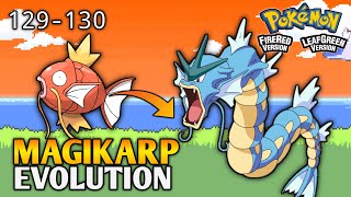 How To Evolve Magikarp Into Gyarados In Pokemon Fire Red amp Leaf Green  Kanto Pokedex [upl. by Mittel876]