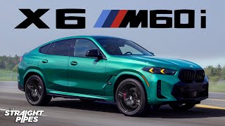 SO FAST 2024 BMW X6 M60i Review [upl. by Ardnahc981]