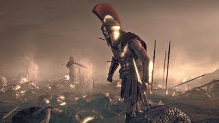 Assassins Creed Odyssey  Death of Leonidas amp 300 Spartans Cutscene PS4 Pro [upl. by Enyedy]