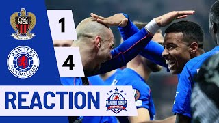 Four going on Ten  Nice 14 Rangers  Europa League Reaction [upl. by Amik]