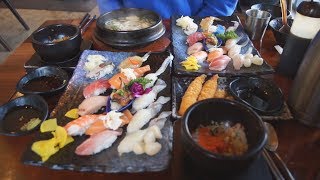 제주도 황금손가락  특초밥  Special Sushi Korea Jeju Island Food [upl. by Tuttle909]