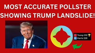 Most Accurate Pollster of 2020 Predicts Landslide Trump Victory [upl. by Yecad]