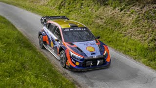 WRC Croatia Rally 2023  Neuville Test Action in Hyundais i20N Rally1 [upl. by Allebram]