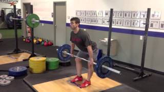 Hang Power Clean from knee area [upl. by Kcor251]