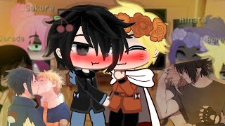 💐las familias de Naruto y Sasuke reaccionan a💐🖤SasunaruNarusasu🧡 [upl. by Monti]