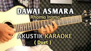 DAWAI ASMARA  HRhoma Irama Akustik Karaoke [upl. by Andriette]