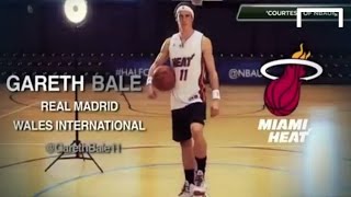 Gareth Bale smashes the NBA halfcourt challenge [upl. by Polly]