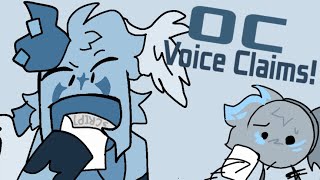 OC VOICE CLAIMS  Filler Video  by skittle way [upl. by Ecadnarb]