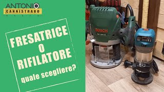 Rifilatore o fresatrice quale scegliere [upl. by Ydok]