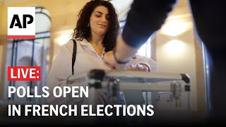 France elections 2024 LIVE Polls open in pivotal runoff vote [upl. by Eletnahs]