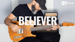 Imagine Dragons  Believer  Metal Guitar Cover by Kfir Ochaion [upl. by Swithbart258]