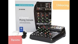 Dixon 4 Channel MixerStudio Interface Review amp Unboxing DaLGrey [upl. by Htidra]