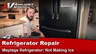 Maytag Refrigerator Repair  Not Making Ice  Icemaker [upl. by Aggappe232]