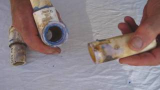 How to Join PVC Pipe with PVC solvent [upl. by Wiltsey]