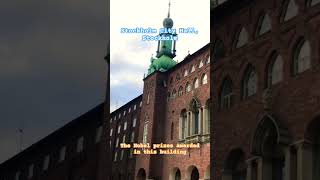 Stockholm City Hall Stockholm sweden love thenobelprize europe [upl. by Nilyahs765]