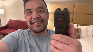 Vipertek VTS989 stun gun unboxing and testing…OUCHY [upl. by Reinertson]