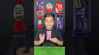 Chocolate Eating ASMR 🍫  Kinder Joy eating  Emoji Eating Challenge shorts shortvideo asmr [upl. by Wojak614]