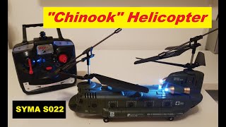 Toy review  Chinook Helicopter Вертолет Чинук SYMA S022 [upl. by Jenifer64]