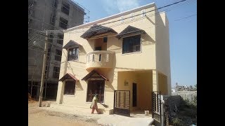 Hennur Road Bangalore 3Bhk Corner Duplex Home for Sale [upl. by Gerstner303]