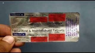 Odastin M Tablet  Odastin M 20mg10mg Tablet  Bilastine amp Montelukast Tablets  Odastin M Tablet [upl. by Winchell570]