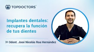 Implantes dentales recupera la función de tus dientes [upl. by Sugihara]