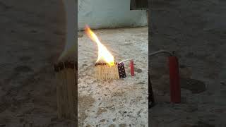 experiment fireworks testingcracker crakerstesting viral short [upl. by Lotsirb]