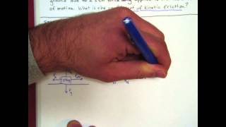 Finding the coefficient of friction on a flat surface [upl. by Snahc]