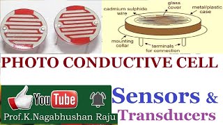 Photo Conductive Cell  Opto Electronics  Sensors  Transducers  Light Dependent Resistors [upl. by Gretta]