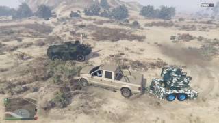 GTA5 How to get AntiAircraft Trailer [upl. by Rawden]