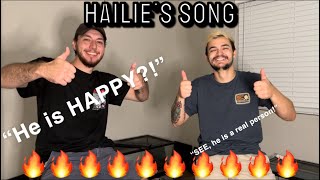 FIRST EVER REACTION  HAILIES SONG  EMINEM  “He is actually happy” [upl. by Frodeen757]