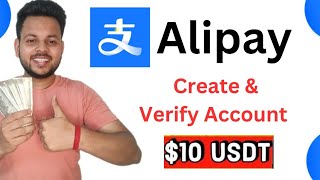 Create Alipay Account in India  Earn Money From Smart Phone in 2024  Fully Kyc Verify [upl. by Wilden]