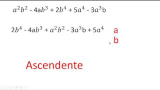 Álgebra Como ordenar polinomios [upl. by Mora]