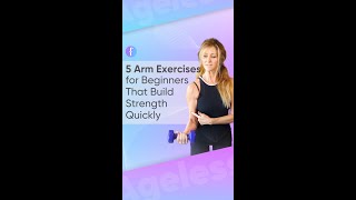 Best 5 Arm Exercises for Beginners Build Strength Quickly shorts [upl. by Nahtnaoj]