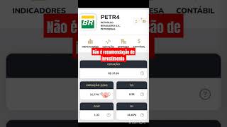 ação petrobras petr4 dividendos shorts [upl. by Redienhcs]