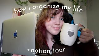 how i organize my life notion tour  student setup [upl. by Natsyrt]