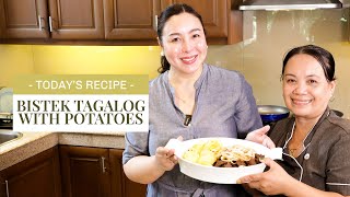 MARJORIES KITCHEN BISTEK TAGALOG WITH POTATOES  Marjorie Barretto [upl. by Kenney847]