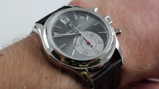 Patek Philippe Annual Calendar Flyback Chrono 5960P Luxury Watch Review [upl. by Sallad]